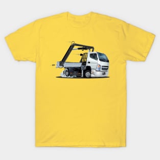 Cartoon Lkw Truck with Crane T-Shirt